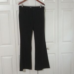 Express 70s flare black pants size 10